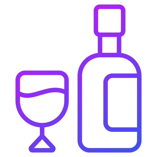 botella de vino icono gratis