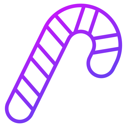 bastón de caramelo icono gratis