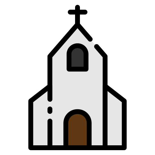 Church Generic Outline Color icon