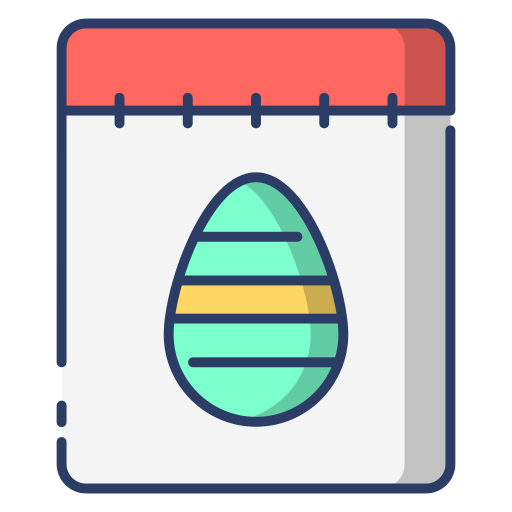 día de pascua icono gratis