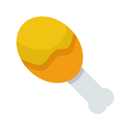 Куриная ножка бесплатно иконка