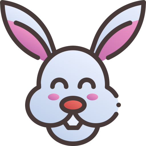 Bunny Generic Flat Gradient icon