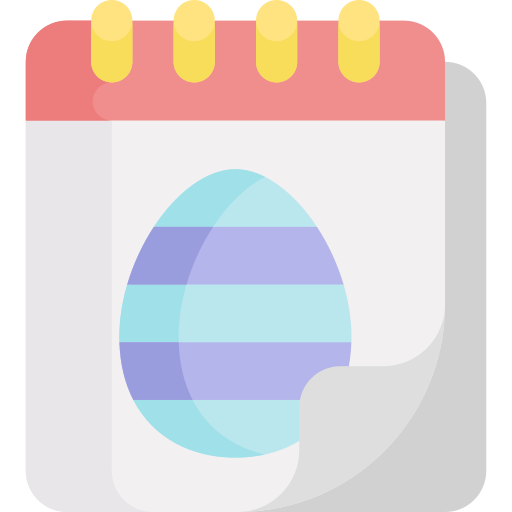 día de pascua icono gratis