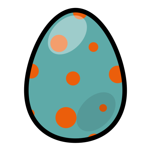 Easter egg Generic Outline Color icon