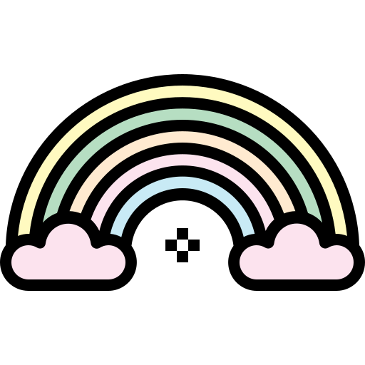 Rainbow free icon Rainbow free icon