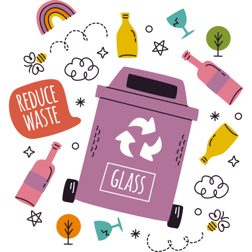 Recycling free sticker Recycling free sticker