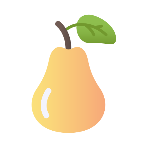 Pear Generic Flat Gradient icon