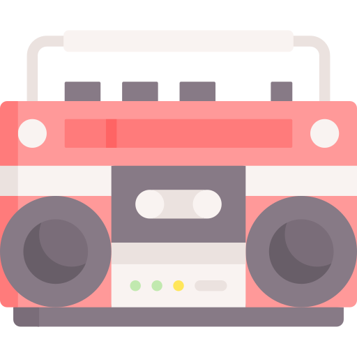 Boombox - Free electronics icons