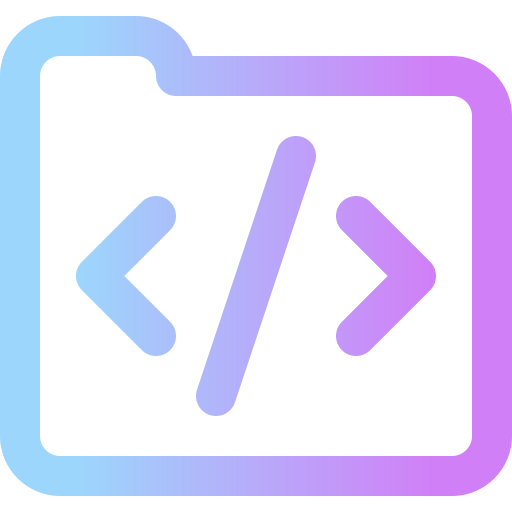 Folder Super Basic Rounded Gradient icon