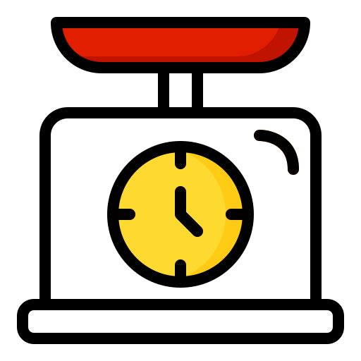 Weighing Scale Generic Fill & Lineal Icon