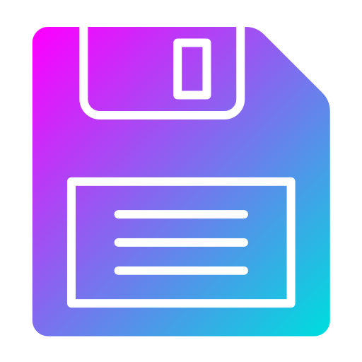 Floppy disk Generic Flat Gradient icon