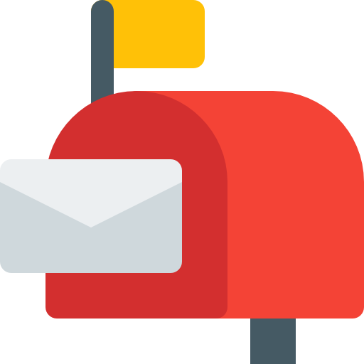 Mailbox Pixel Perfect Flat Icon