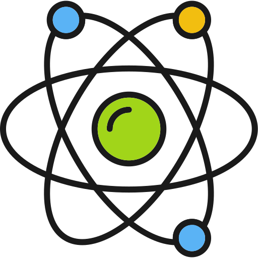 Atom Generic Outline Color icon