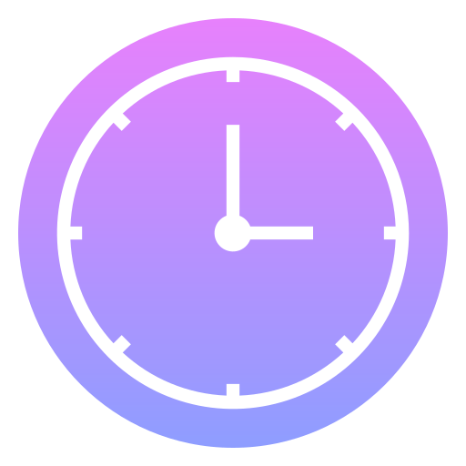 Clock Generic Flat Gradient icon