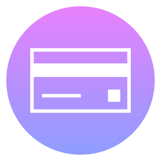 Credit card Generic Flat Gradient icon