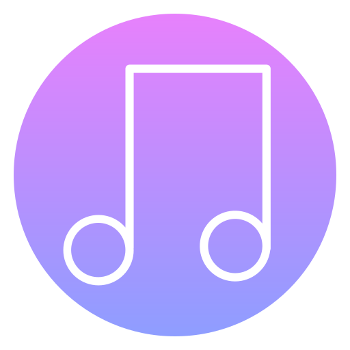 Music Generic Flat Gradient icon