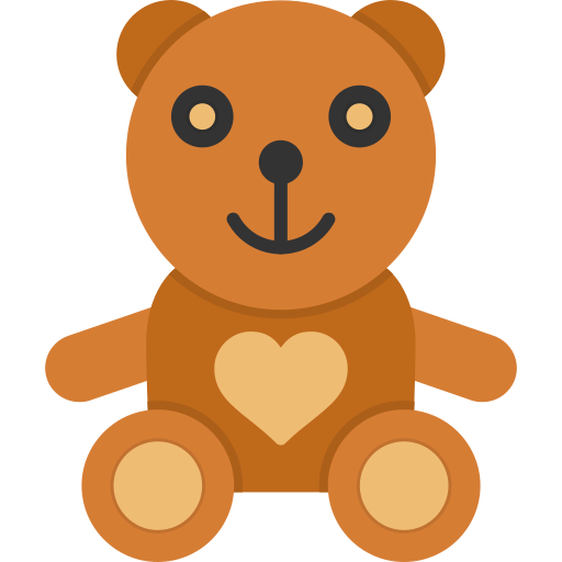 oso de peluche icono gratis