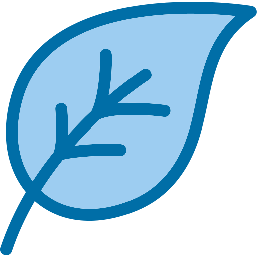 Leaf Generic Blue icon