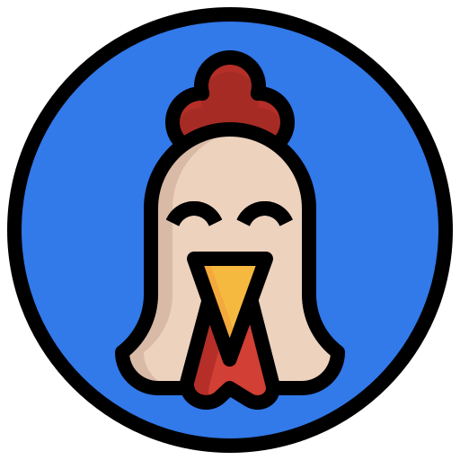 Chicken Generic Outline Color icon