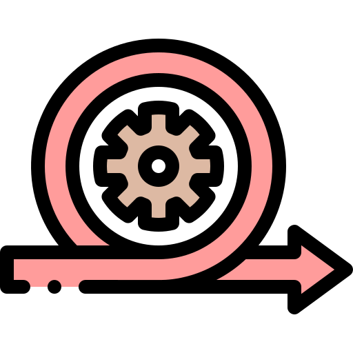 Scrum Detailed Rounded Lineal color icon