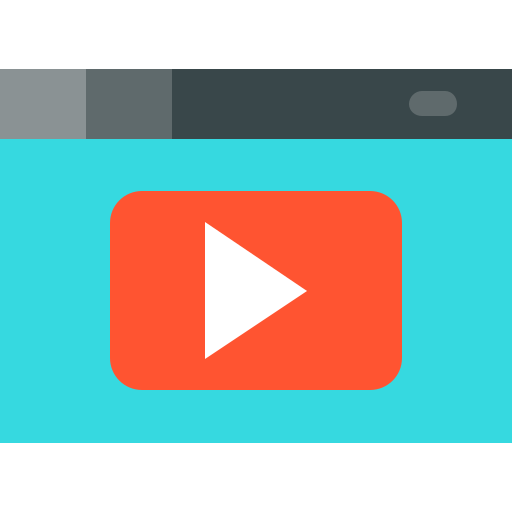 reproductor de video icono gratis