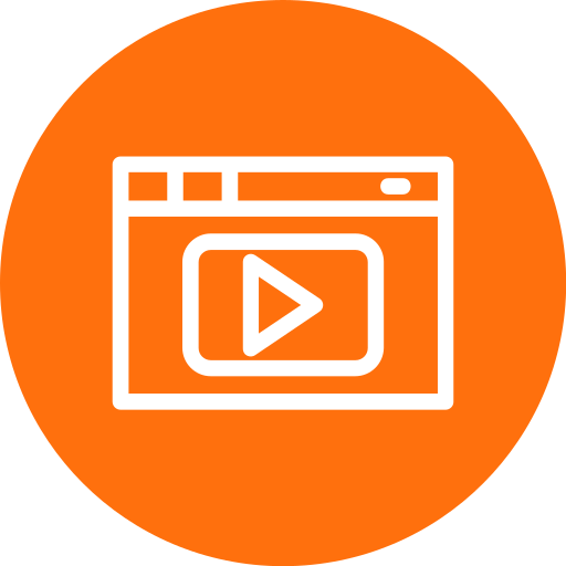 reproductor de video icono gratis