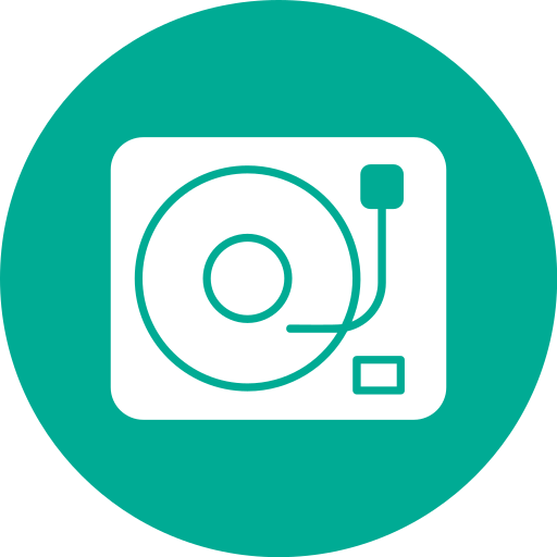 Turntable free icon Turntable free icon