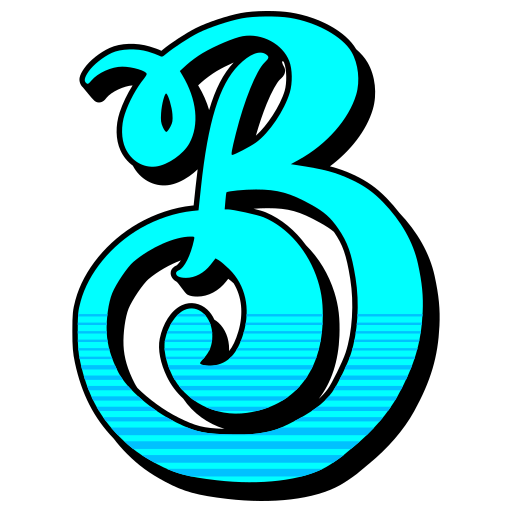 Letter B' Sticker