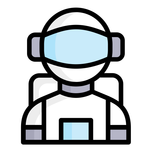 Astronaut Generic Outline Color icon