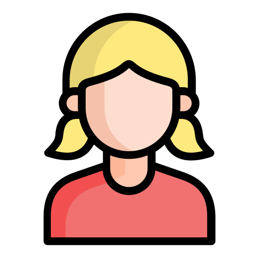 Girl Generic Outline Color Icon