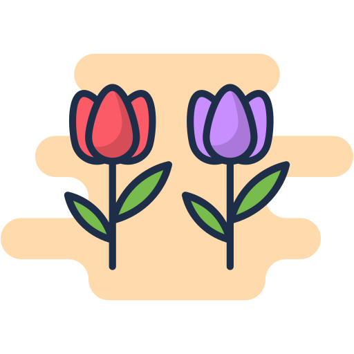 tulipanes icono gratis