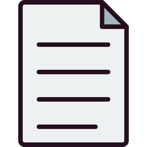 Document Generic Outline Color icon