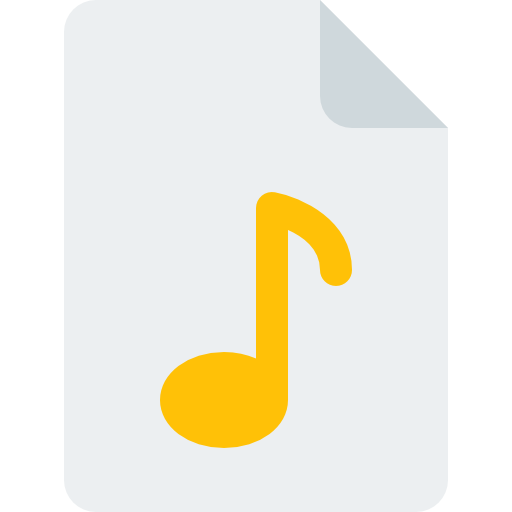 archivo de audio icono gratis