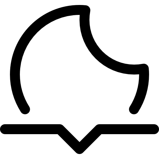 Moonset free icon