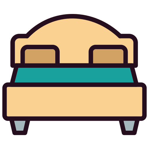 Double bed Generic Outline Color icon