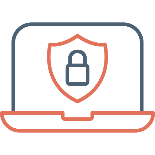 seguridad de datos icono gratis