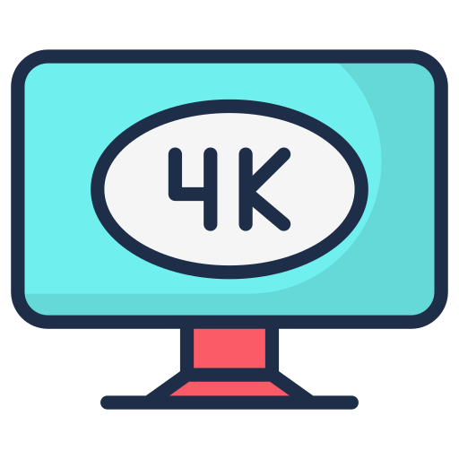 film 4k Icône gratuit film 4k Icône gratuit