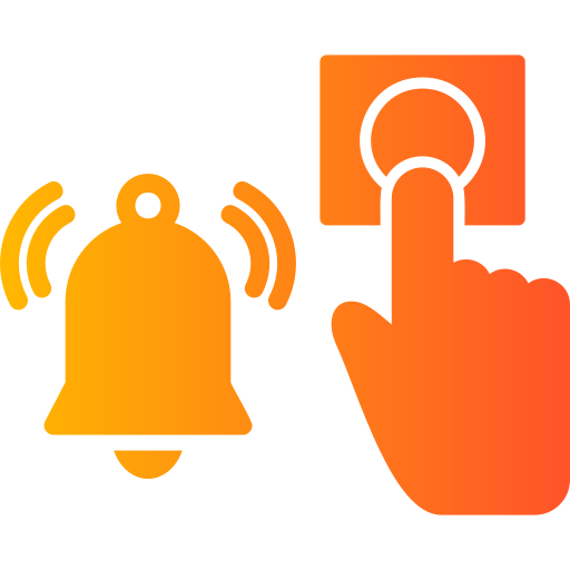 botón de alarma icono gratis