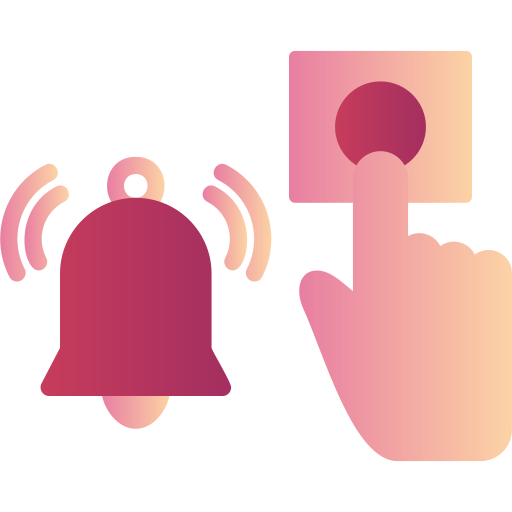 botón de alarma icono gratis