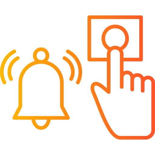 botón de alarma icono gratis