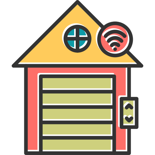 garaje inteligente icono gratis