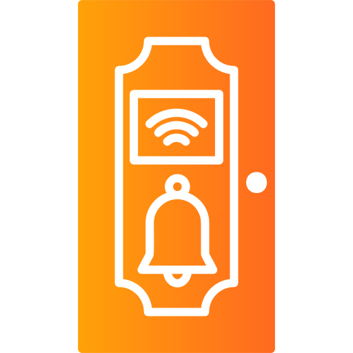 timbre de la puerta icono gratis