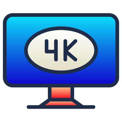 película 4k icono gratis