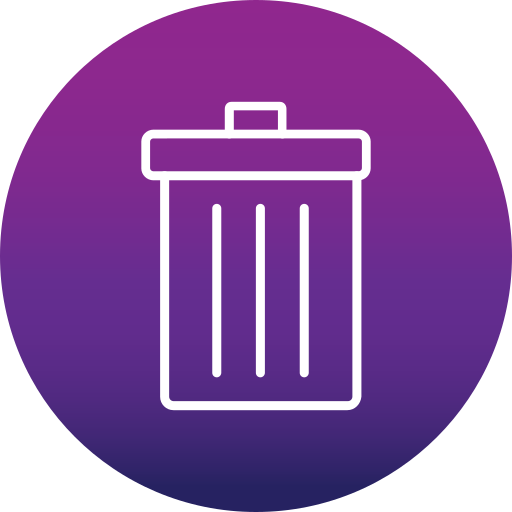 contenedor de basura icono gratis