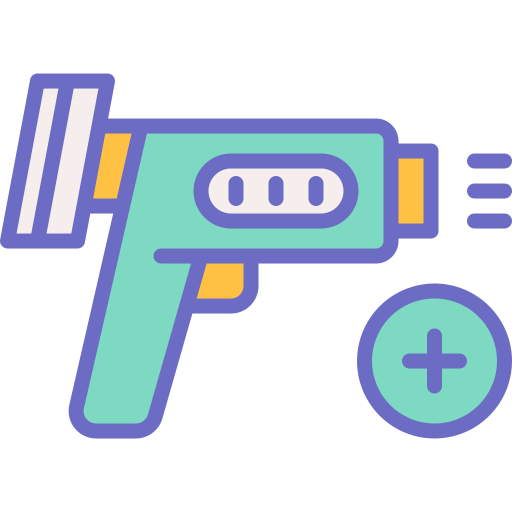 pistola de termómetro icono gratis