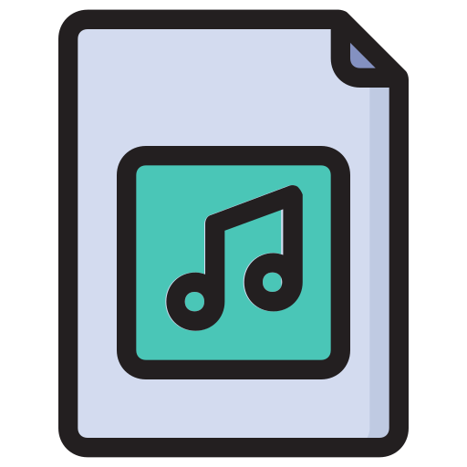 archivo de audio icono gratis