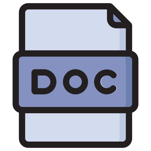 Doc File Generic Outline Color Icon