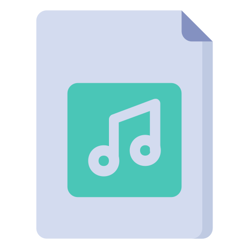 archivo de audio icono gratis