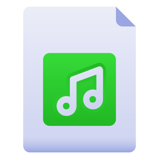 archivo de audio icono gratis