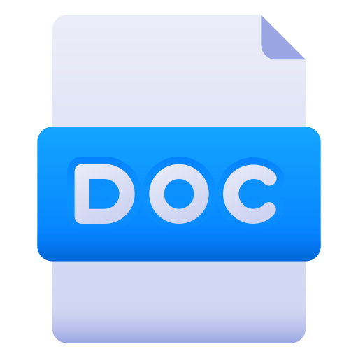 Doc File Generic Flat Gradient Icon